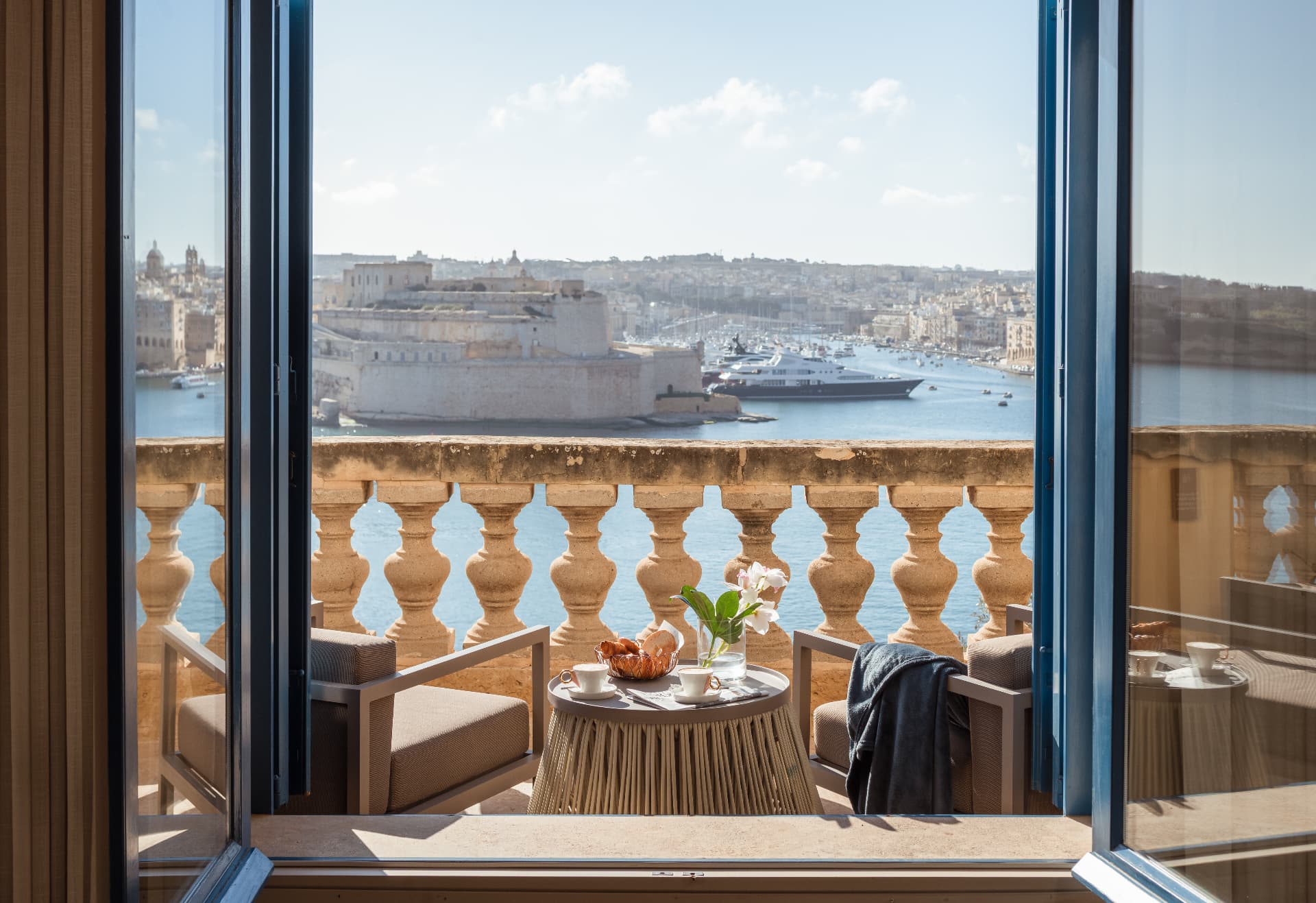 Harbour view from a residence at Iniala Valletta